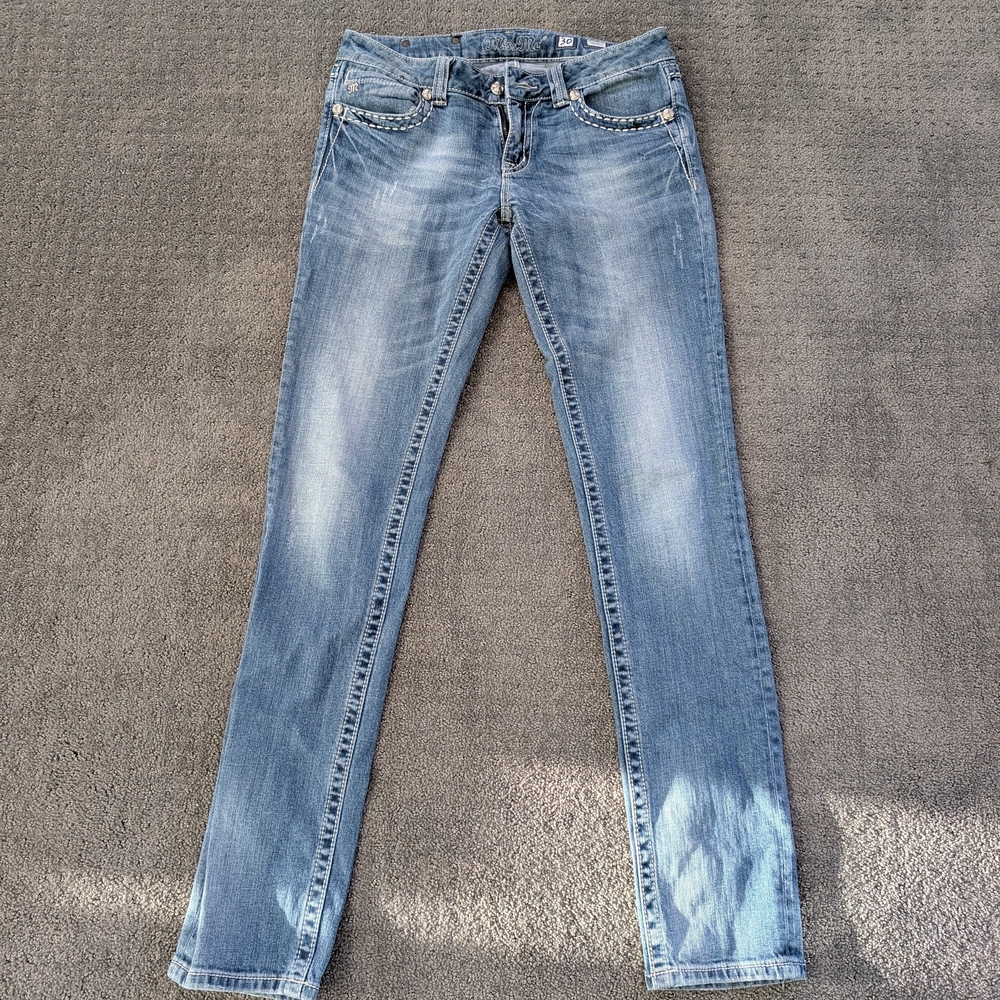 Miss Me Light Blue Skinny Jeans